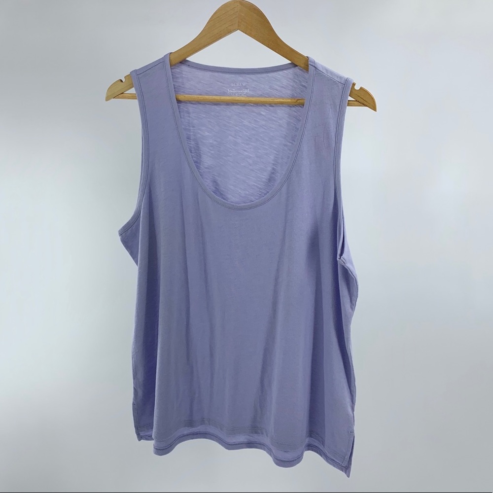 J. Crew Featherweight Slub Cotton Tank Top
